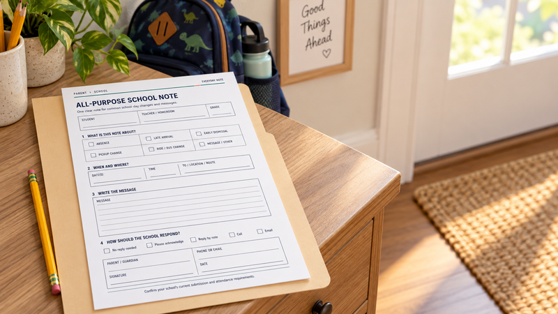 School Notes Pack