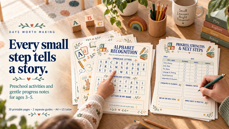 Complete Preschool Assessment & Progress Portfolio