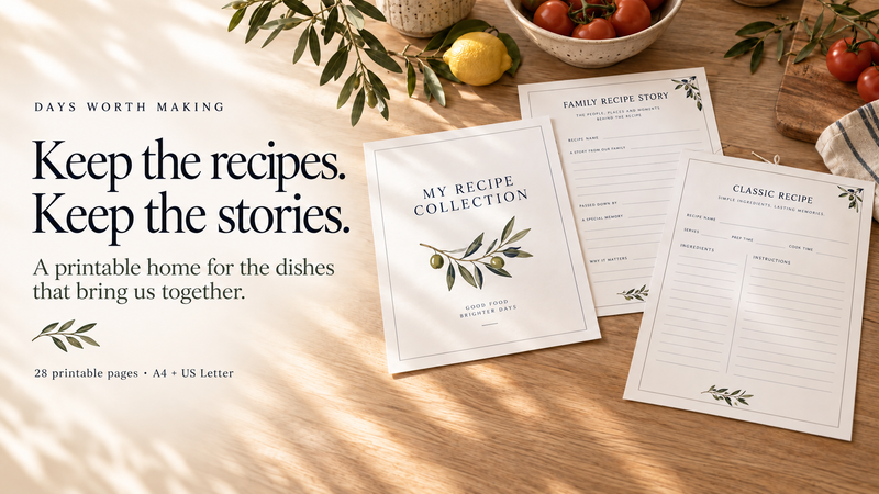 Family Recipe Binder